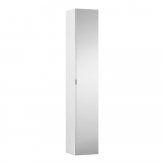 Aukšta spintelė Laufen SPACE 300x300x1700 mm,  veidrodinis fasadas, lankstai kairėje/dešinėje, 4 lentynėlės, spalva - šviesus riešutmedis, su aliuminio rankenėlėmis 
